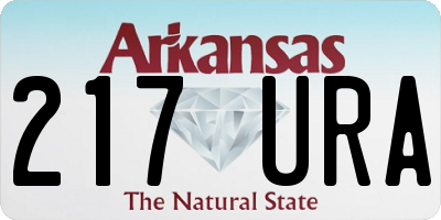 AR license plate 217URA
