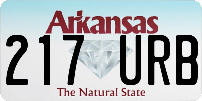 AR license plate 217URB