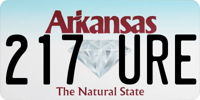 AR license plate 217URE