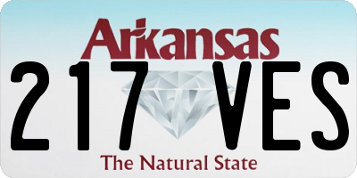 AR license plate 217VES