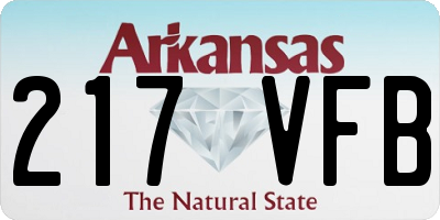 AR license plate 217VFB