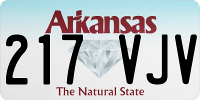 AR license plate 217VJV