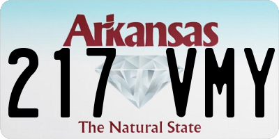 AR license plate 217VMY