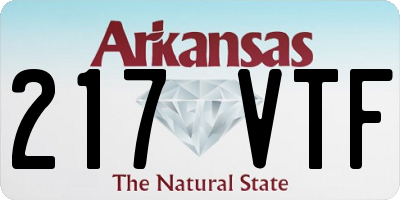 AR license plate 217VTF