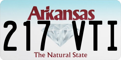 AR license plate 217VTI