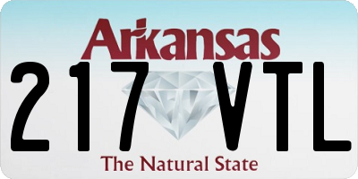 AR license plate 217VTL