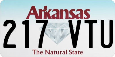 AR license plate 217VTU
