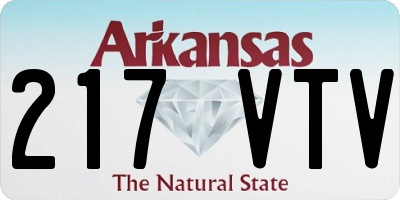 AR license plate 217VTV