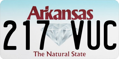 AR license plate 217VUC