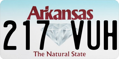 AR license plate 217VUH