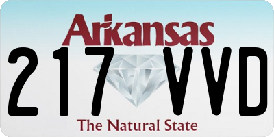 AR license plate 217VVD