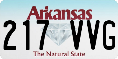 AR license plate 217VVG
