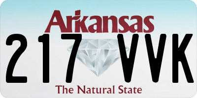 AR license plate 217VVK