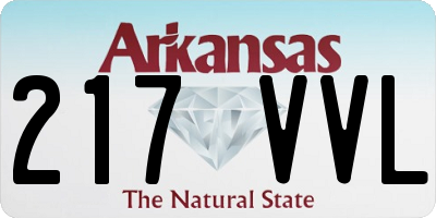AR license plate 217VVL