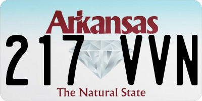 AR license plate 217VVN