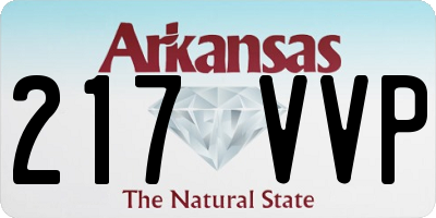 AR license plate 217VVP