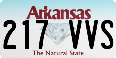 AR license plate 217VVS