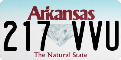 AR license plate 217VVU