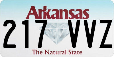 AR license plate 217VVZ