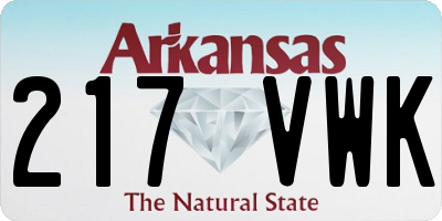 AR license plate 217VWK