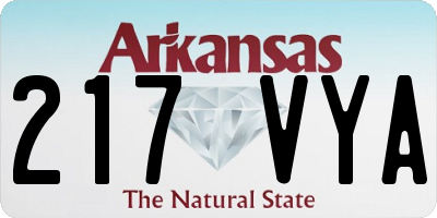 AR license plate 217VYA