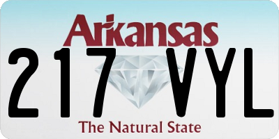 AR license plate 217VYL