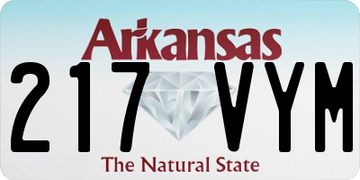 AR license plate 217VYM
