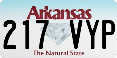 AR license plate 217VYP