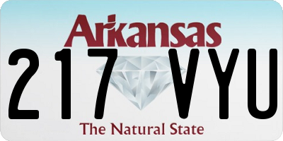 AR license plate 217VYU