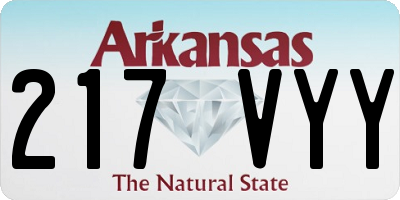AR license plate 217VYY