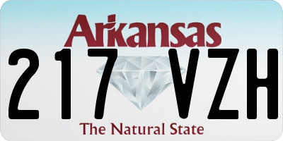 AR license plate 217VZH