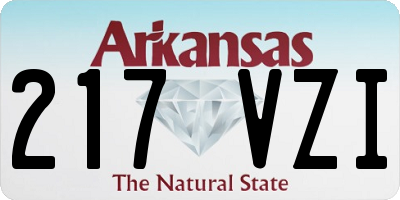 AR license plate 217VZI
