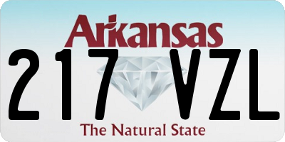 AR license plate 217VZL