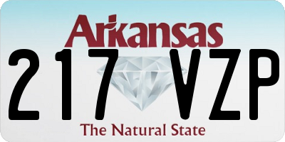 AR license plate 217VZP