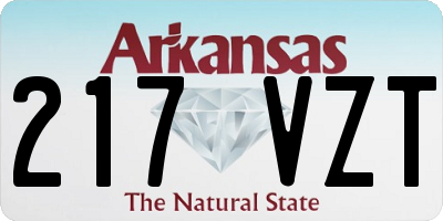 AR license plate 217VZT