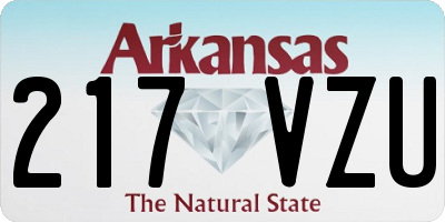 AR license plate 217VZU