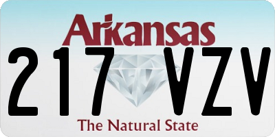 AR license plate 217VZV