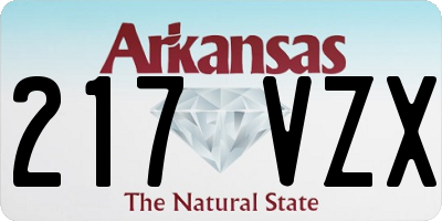 AR license plate 217VZX