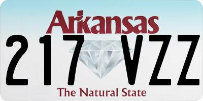 AR license plate 217VZZ