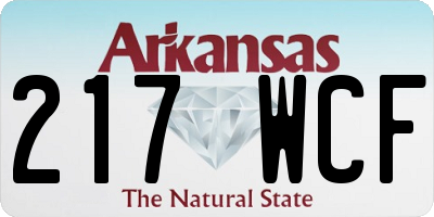 AR license plate 217WCF