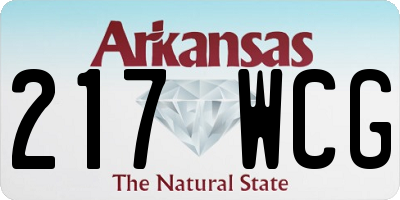 AR license plate 217WCG
