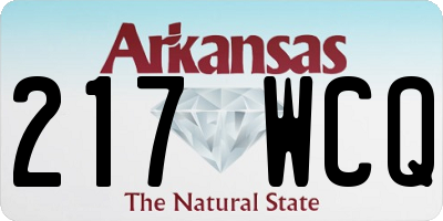 AR license plate 217WCQ