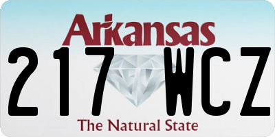 AR license plate 217WCZ