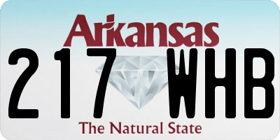 AR license plate 217WHB