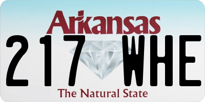 AR license plate 217WHE
