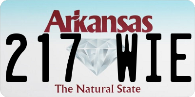 AR license plate 217WIE