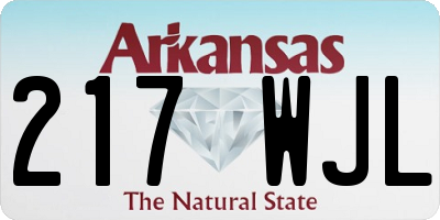 AR license plate 217WJL
