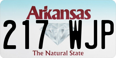 AR license plate 217WJP