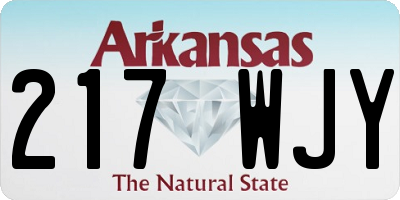 AR license plate 217WJY
