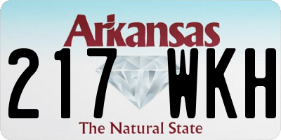 AR license plate 217WKH